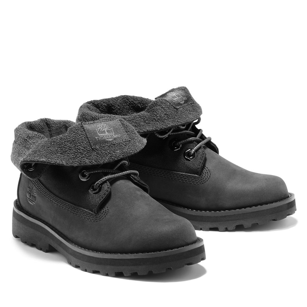 Timberland Kids Sneakers Junior Courma Roll-Top Boots - Black - India CL4783259